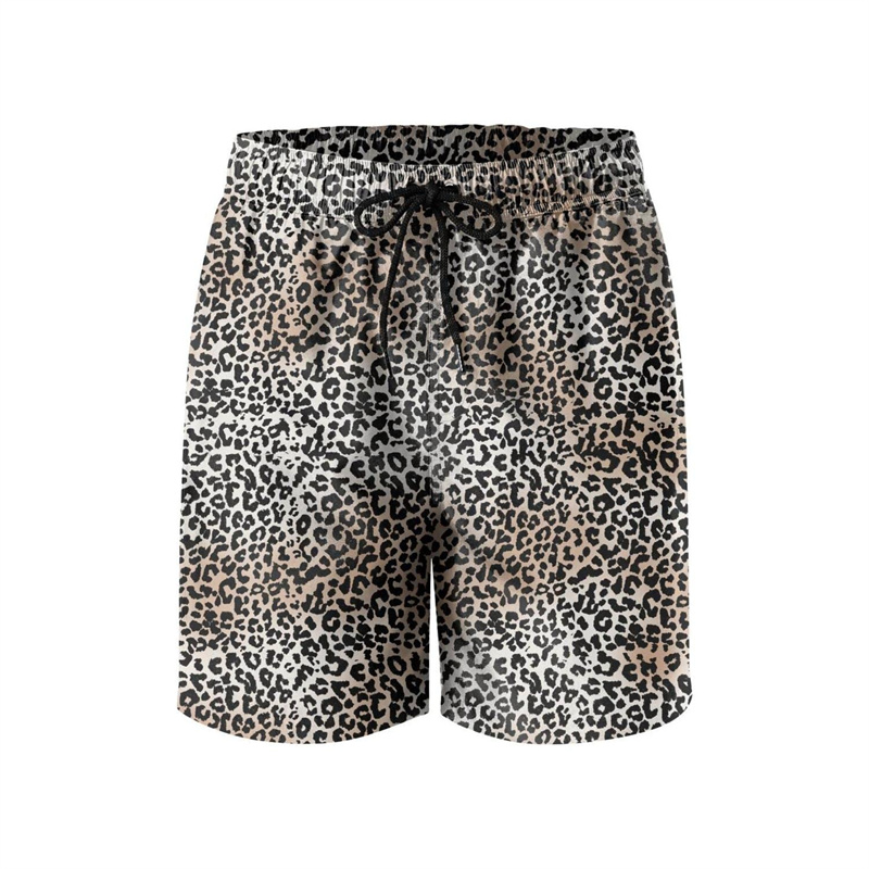 Fashion Leopard 3D Print Beach - Trunks Board Surf recension och pris