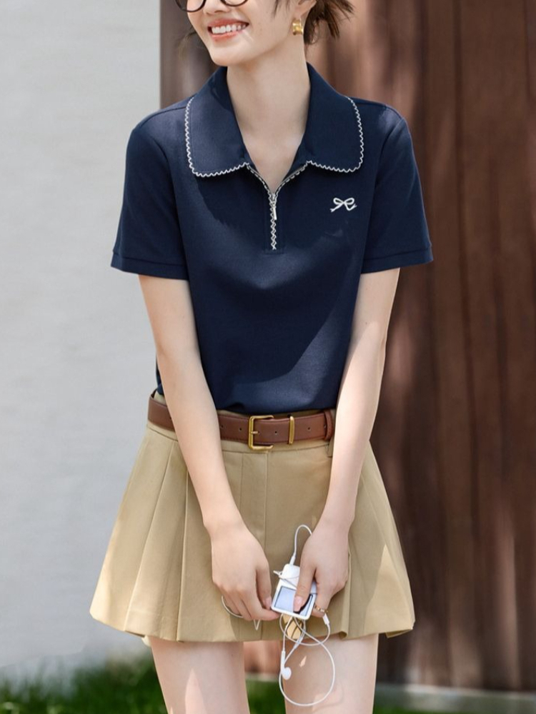 Women's Slim Fit Figure Flatte - Polo Shirt Pique recension och pris