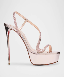 Metallic leather platform stil - Casual Sandal Leather recension och pris