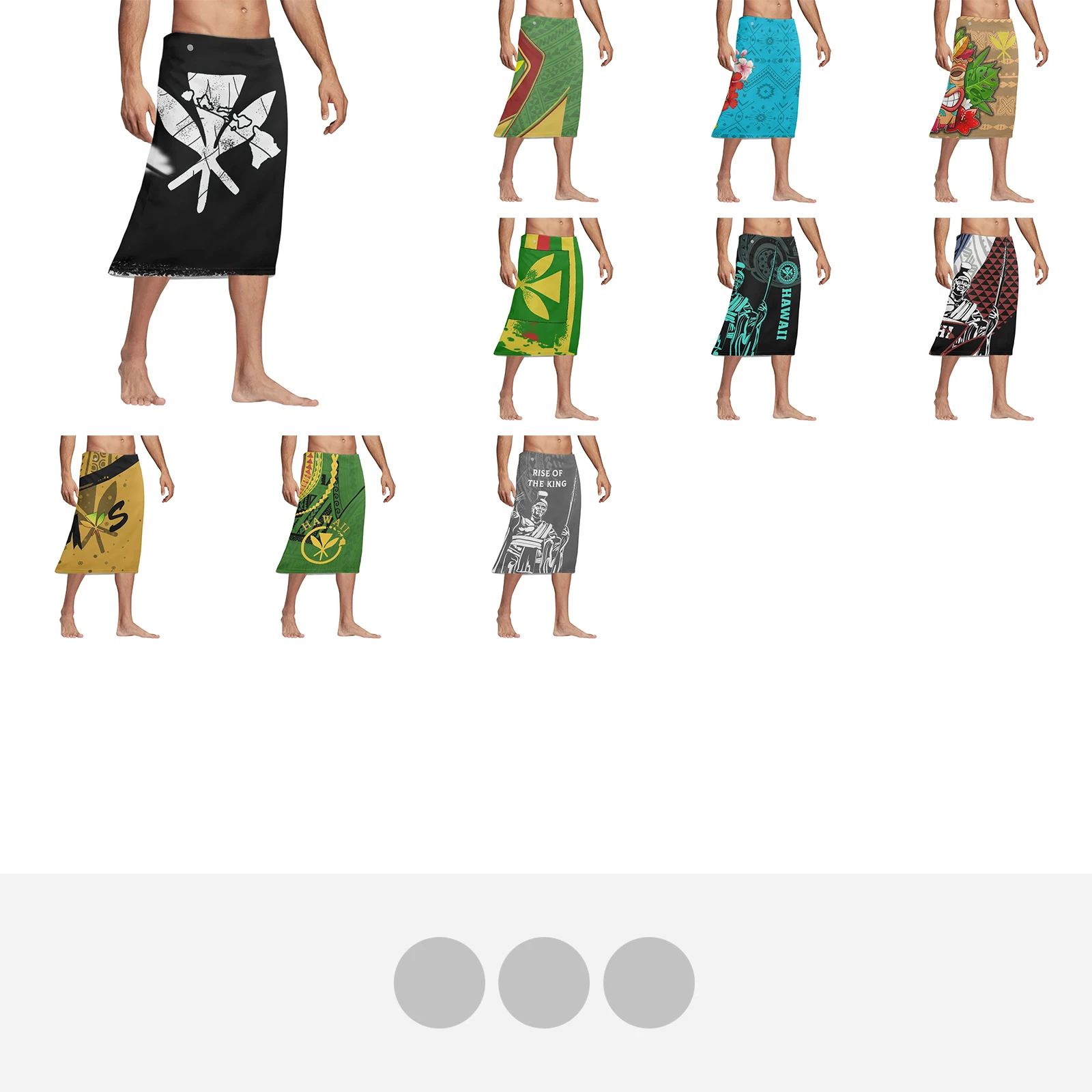 Polynesian Tribal Tattoo Print - Sarong Men Wrap recension och pris