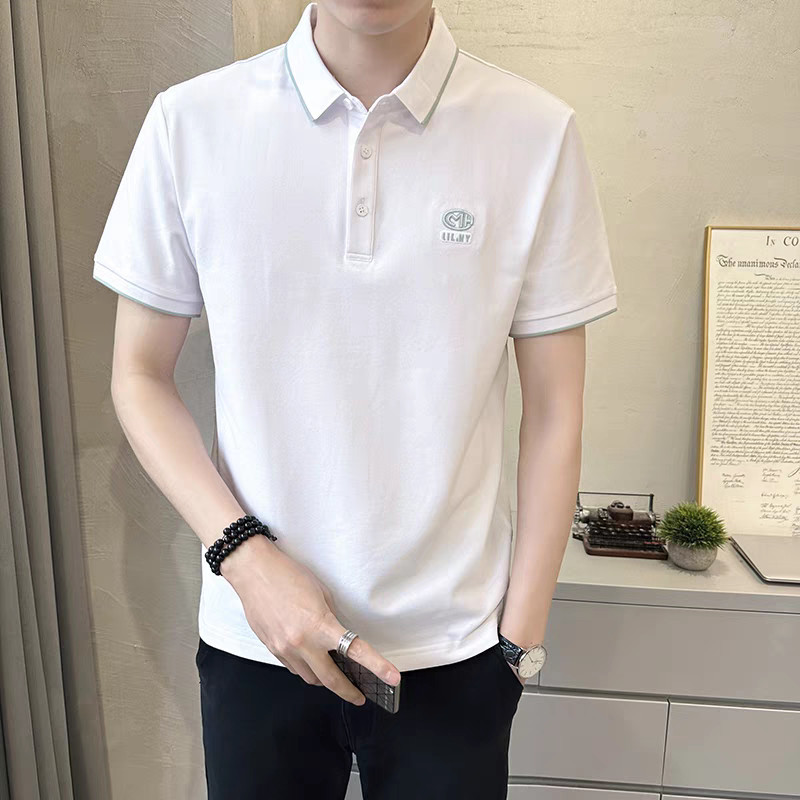 New Men's Polo Shirt Summer Sh - Polo Shirt Pique recension och pris