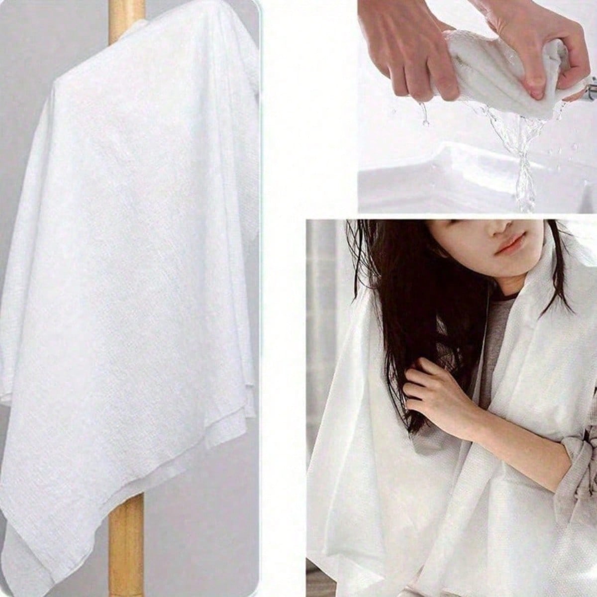 1pc  Large Compressed Towel Di - Beach Towel Large recension och pris