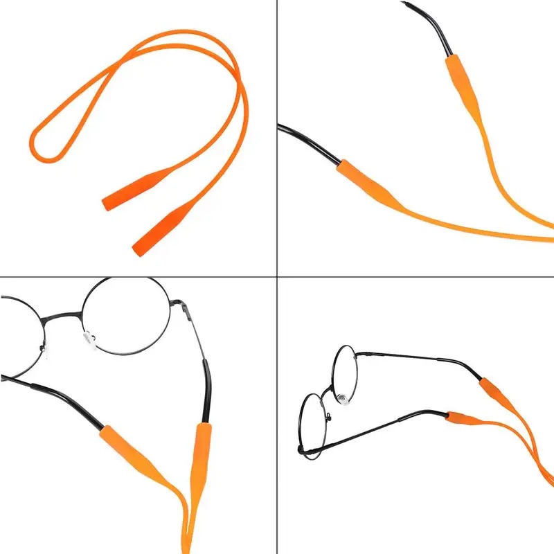 1pc Silicone Eyeglasses Straps - Sunglass Retainer Cord recension och pris